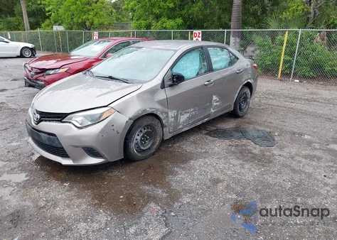 2014 Toyota Corolla Le из США, поврежденный, VIN 2T1BURHE2EC104746